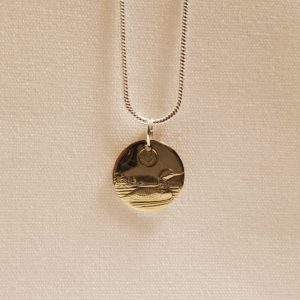 Canadian Loonie Coin Pendant