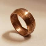 Great Britain Penny Coin Ring