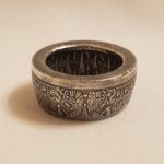 Silver Shield Pieces of Eight Coin Ring