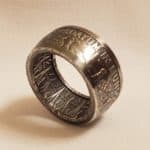 Silver Shield Pieces of Eight Coin Ring