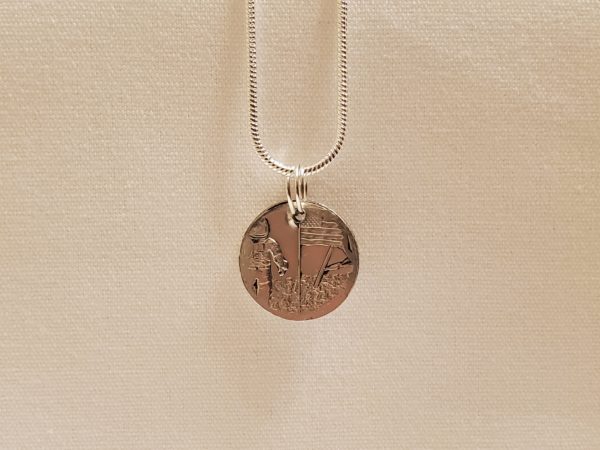 Apollo 11 50th Anniversary Coin Pendant - Creating Anything