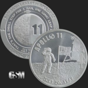 Apollo 11 50th Anniversary Coin Pendant