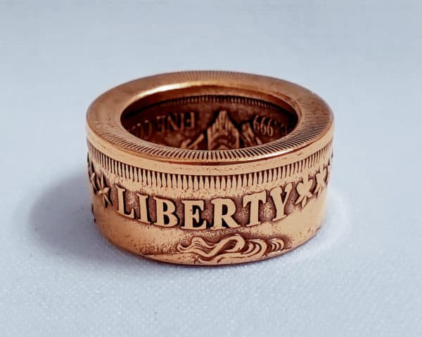 1800 "Liberty" Coin Ring - Creating Anything