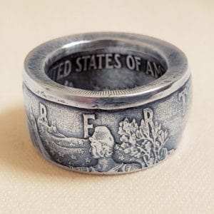 American Silver Eagle Coin Ring