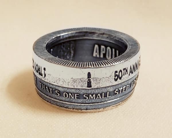 Apollo 11 50th Anniversary Coin Ring - Creating Anything