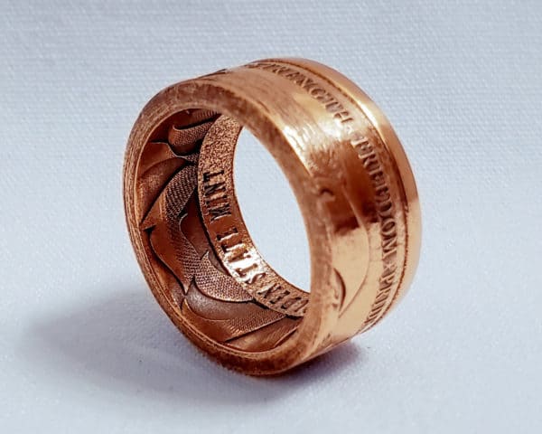 Bald Eagle Coin Ring - Creating Anything