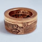 Bald Eagle Coin Ring