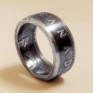 Canadian Voyageur Coin Ring