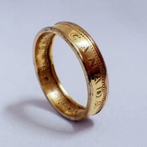 Canadian Loonie Coin Ring