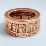 Mayan Calendar Coin Ring