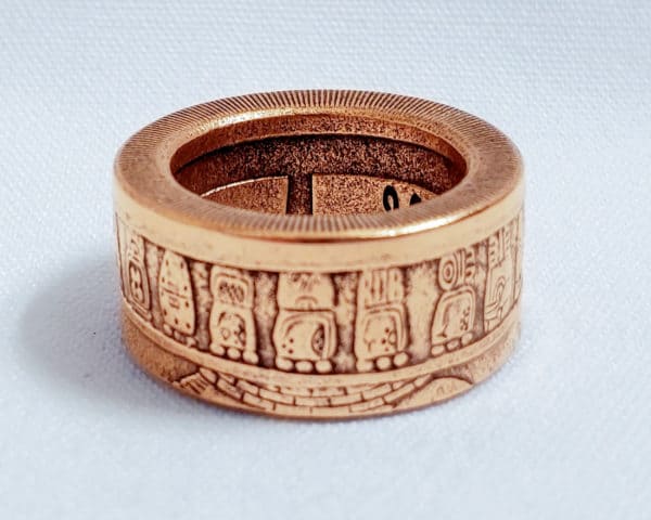 Mayan Calendar Coin Ring - Creating Anything