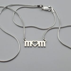 Silver Mom Pendant
