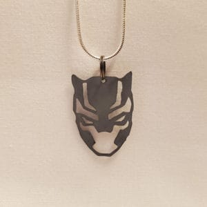 Black Panther Silver Pendant