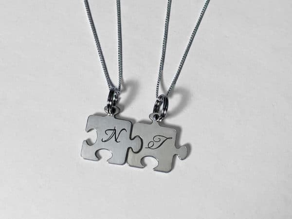Sterling Silver Puzzle Necklace - Creating Anything