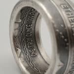 Ethereum Silver Coin Ring