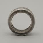 Bitcoin Silver Coin Ring
