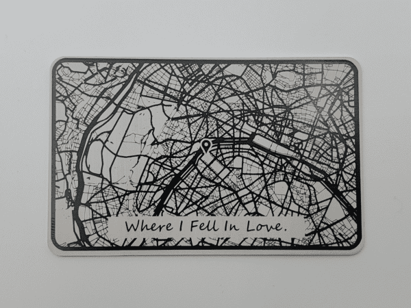 sourcing map Carte en Métal Blanche 100 x 60 x 1mm Plaque en