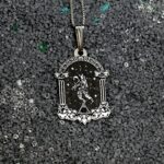 Silver Astronaut Necklace | Deep Space NASA Pendant | Men’s Jewelry | Apollo 11 Moon Landing Necklace | Kids Jewelry | Children’s Necklace