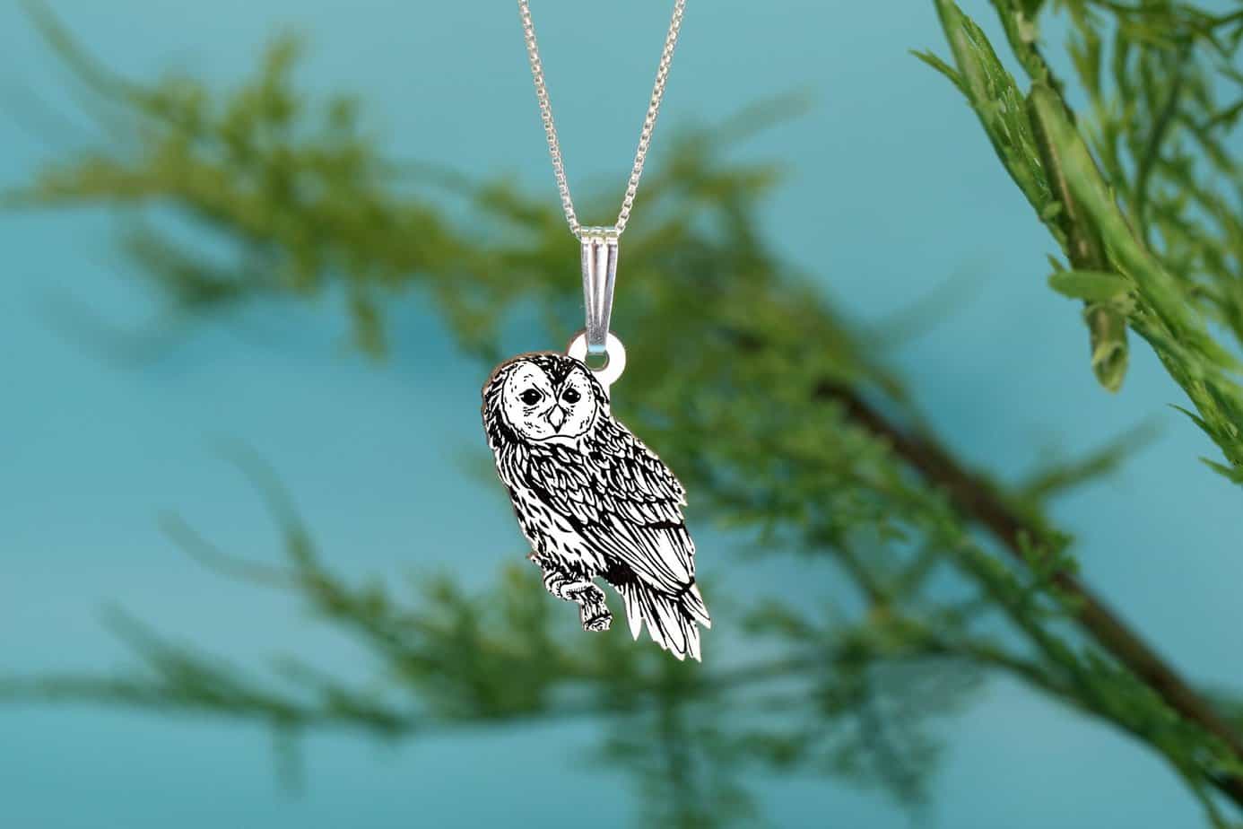 Spirit Animal Owl Necklace | Minimalist Bird Pendant | Dainty Jewelry Gift | Mother’s Day Gift | Teachers Gift | Graduation Gift