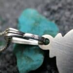 UFO Necklace | Sterling Silver Alien Pendant | UAP Engraved Charm | Space Lover Minimalist Jewelry Gift For Men & Women