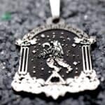 Silver Astronaut Necklace | Deep Space NASA Pendant | Men’s Jewelry | Apollo 11 Moon Landing Necklace | Kids Jewelry | Children’s Necklace