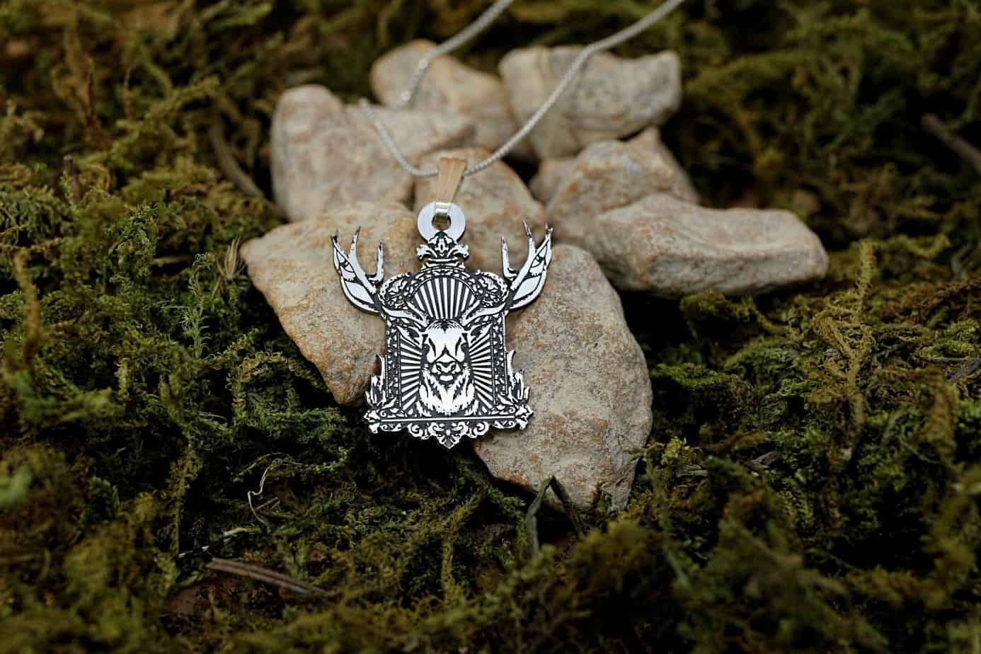 Elk Antler Necklace, Deer Antler Necklace, Caribou Antler Necklace, Moose Antler Necklace | Men’s Jewelry, Gift for Her, Best Friend Gift
