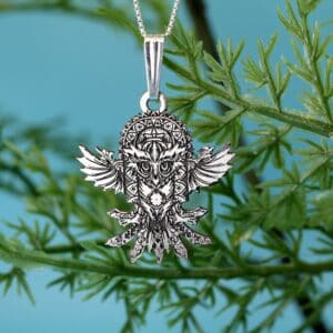 Dainty Owl Necklace | Detailed Animal Pendant | Flying Bird Charm | Mothers Day Gift | Teachers Gift | Minimalist Spirit Animal Jewelry