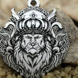 Silver Lion Mens Necklace, Best Lion Jewelry For Him, African Lion Charm With Chain, Necklace For Men, Best Friend Gift Necklace, Lion Gift