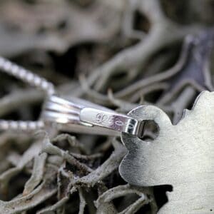 Silver Wolf Necklace | Werewolf Pendant Charm | Animal Lover Jewelry | Handmade Minimalist Gift For Men & Women