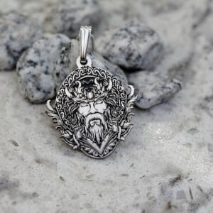 Silver Zeus Necklace | Greek Mythology Gods, Hellenic Pagan God, Zeus, Myth, Memorial Gift, Greek Myths, Greek God, Roman, Men’s Necklace