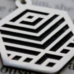 Hexagon Statement Necklace For Men, Minimalist Geometric Pendant, Everyday Jewelry, Simple Necklace, Masculine Jewelry