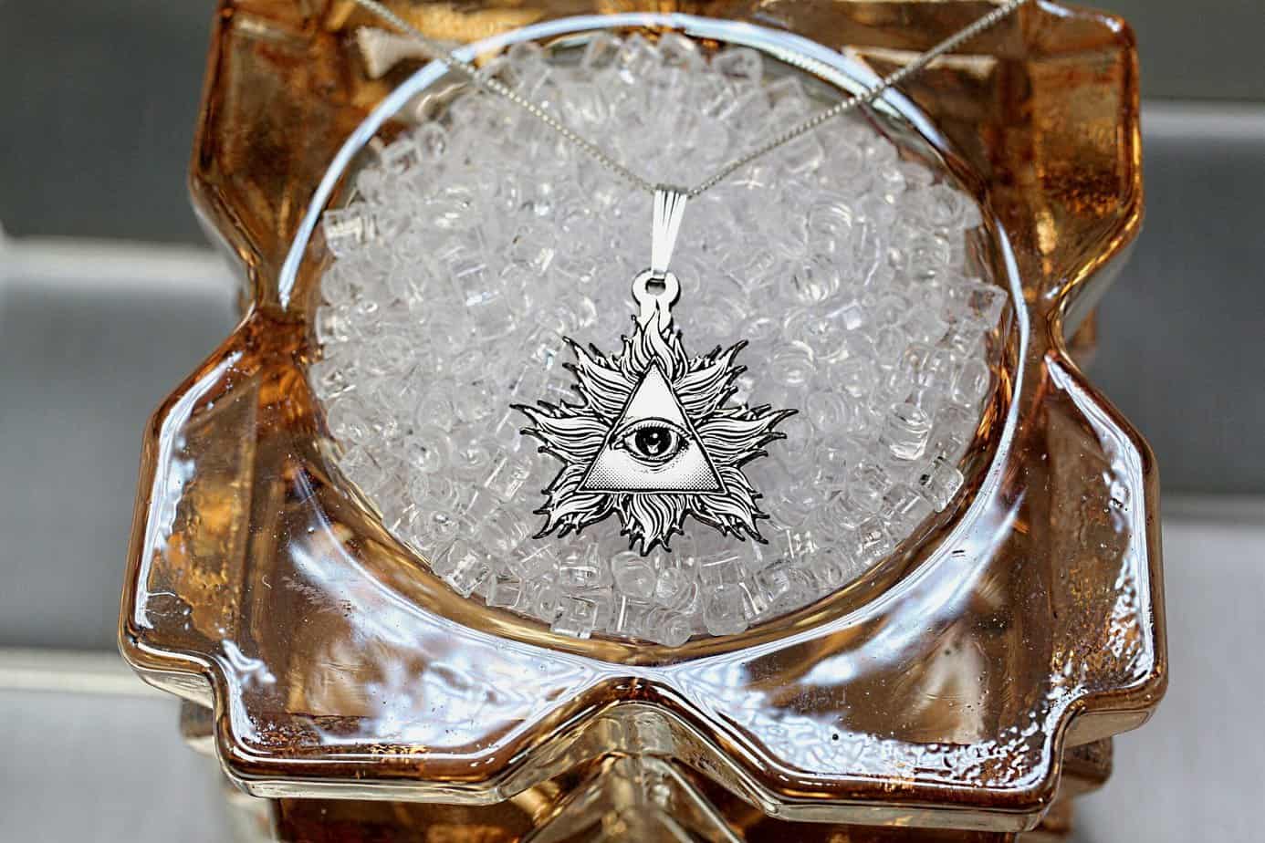 Silver Illuminati Necklace