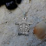 Turtle Necklace • Sea Turtle Necklace • Silver Vacation Boho Jewelry • Hawaii Beach Necklace • Mothers Day Gift • Personalized Gifts