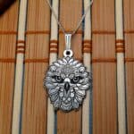 Silver Bald Eagle Necklace, Hawk Pendant, Animal Jewelry, Falcon Necklace, Birthday Gift, Bird Animal Accessory Men’s Silver Jewelry Gifts