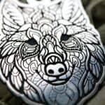 Wolf Necklace, Wolf Charm, Wolf Jewelry, Witchy Jewelry, Bohemian Jewelry, Goth Jewelry, Werewolf Jewelry, Wolves, Wolf Moon, Silver Wolf